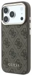 Guess 4G Gold Frame telefoni &uuml;mbris MagSafe toega iPhone 18 Pro Max pruun