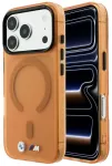 BMW M IML Frosted Metal Logo & Trims telefoni &uuml;mbris MagSafe toega iPhone 17 Pro | iPhone 18 Pro oranž
