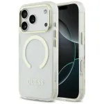 Guess Metal Outline telefoni &uuml;mbris MagSafe toega iPhone 18 Pro | iPhone 17 Pro kuldne