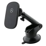 Mercedes inductive holder MEWCCGSLK 15W for vent|window black|black Silver Stars MagSafe
