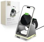 Tech-Protect QI15W-A43 3-in-1 wireless charger | Qi | MagSafe compatible | 23W | black