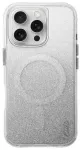 UNIQ etui Coehl Lumino iPhone 16 Pro 6.3" Magnetic Charging srebrny|sparkling silver