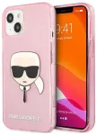 Karl Lagerfeld KLHCP13SKHTUGLP iPhone 13 mini 5,4" r&oacute;żowy|pink hardcase Glitter Karl`s Head