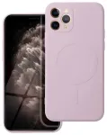 Silicone Mag Cover telefoni &uuml;mbris MagSafe toega iPhone 11 Pro roosa
