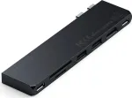 Satechi ST-HUCPHSD 7-in-1 USB-jaotur | USB-C kuni HDMI, USB 3.0, SD, microSD, USB-C | 100W | midnight
