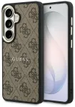 Guess 4G Embossed telefoni &uuml;mbris alusega ja MagSafe toega ja Samsung Galaxy S26 (S942) pruun