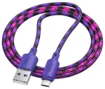 Hoco X116 andmeedastus- ja laadimiskaabel | USB-A kuni Micro USB | 12W | 1m | lilla