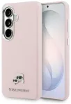 Karl Lagerfeld Saffiano KC Metal Logo telefoni &uuml;mbris MagSafe toega Samsung Galaxy S26+ (S947) roosa