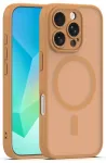 Mag Matt telefoni &uuml;mbris MagSafe toega iPhone 16 Pro pruun