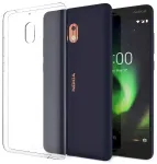 Fusion Ultra Back Case 0.5 mm silikoonist kaitse&uuml;mbris Nokia 2.1 jaoks l&auml;bipaistev