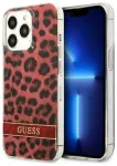 Guess GUHCP13LHSLEOR iPhone 13 Pro | 13 6,1" punane hardcase Leopard