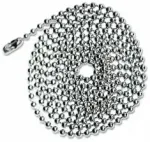Kaelakett kaartidele, 30265 metallist, 80cm, kroom tk.