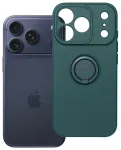 Silicone ring telefoni &uuml;mbris alusega iPhone 17 Pro | iPhone 18 Pro roheline