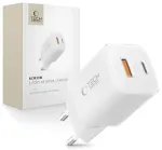 Tech-Protect NCM33W 2-port travel charger | 33W | PD | USB-C | white