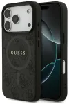 Guess 4G Ring Classic Logo phone case with MagSafe support for iPhone 17 Pro black