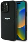 Case Aston Martin HC Leather Victory Design for iPhone 16 Pro Max black