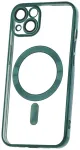 Color Chrome Mag telefoni &uuml;mbris MagSafe toega iPhone 17 roheline