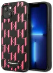 Karl Lagerfeld KLHCP13SMNMP1P iPhone 13 mini 5,4" hardcase r&oacute;żowy|pink Monogram Plaque