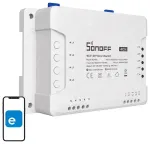 I&scaron;manus 4 kanalų Wi-Fi jungiklis Sonoff 4CHR3