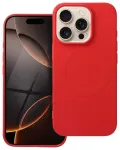 Silicone Mag Cover (big hole) telefoni &uuml;mbris MagSafe toega iPhone 16 Pro punane