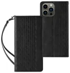 Magnet Strap raamatut&uuml;&uuml;pi telefoni &uuml;mbris alusega Samsung Galaxy S23+ (S916) must