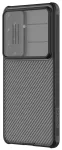 Nillkin CamShield PRO telefoni &uuml;mbris Samsung Galaxy S26 (S942) l&auml;bipaistev must (kaamera kaitsega)