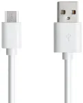 GoodBuy andmeedastus- ja laadimiskaabel | USB-A kuni Micro USB | 1m | valge