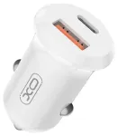 XO CC69 autolaadija | 30W | PD, QC | USB-A, USB-C | valge