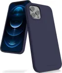 Mercury Silicone seeria tagakaas Samsung Galaxy A33 5G A336 jaoks, tumesinine