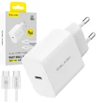 Blavec BC-14 GaN4 reisilaadija | 30W | PD, QC, GaN, PPS | USB-C | USB-C kuni USB-C kaabliga komplektis | valge