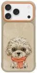 Nimmy Big Eyed Pet 2.0 Dog telefoni&uuml;mbris iPhone 17 jaoks, beež