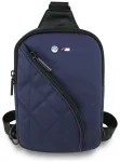 Phone Bag BMW Nylon Pocket & Metal Logo Crossbody navy