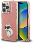 Karl Lagerfeld IML Aquarelle Choupette & Logo telefoni &uuml;mbris iPhone 16 Pro roosa