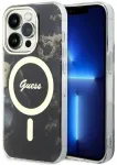 Guess GUHMP14LHTMRSK iPhone 14 Pro 6.1" czarny|black hardcase Golden Marble MagSafe