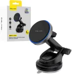 Blavec magnetiline auto telefonihoidik iminapaga 15W juhtmevaba laadimisega MagSafe &uuml;hilduv must