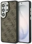 Guess 4G Embossed telefoni &uuml;mbris alusega ja MagSafe toega ja Samsung Galaxy S26 Ultra (S948) pruun
