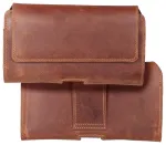 ROYAL Crazy Horse universaalne horisontaalne nahast v&ouml;&ouml;kotkaste suurus 3XL mudelitele Umidigi Bison 2 Pro / GT2 Pro 5G / X10 Pro / 202 DOOGEE S98 / S96 Pro / S88 Pro / S58 Pro 6 / S40 Pro HAMMER Blade
