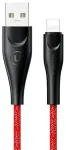 USAMS SJ397USB02 andme- ja laadimiskaabel | USB-A kuni Lightning | 10W | 3m | punane