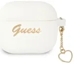 Guess &uuml;mbris Airpods 3 GUA3LSCHSH valge Silicone Heart Charm