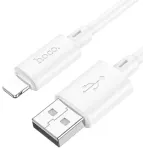 HOCO X88 andmeedastus- ja laadimiskaabel | USB-A kuni Lightning | 12W | 2m | valge