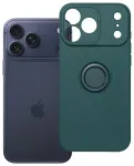 Silicone ring telefoni &uuml;mbris alusega iPhone 17 Pro Max | iPhone 18 Pro Max roheline