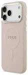 Guess PU Saffiano MagSafe &uuml;mbris telefonile iPhone 17 Pro Max roosa