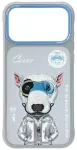 Etui Nimmy Cool&Cute 2.0 Dog do iPhone  17 Pro Max szary