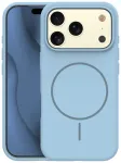 Silicone Thin Mag telefoni &uuml;mbris MagSafe toega iPhone 17 Pro sinine