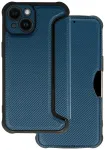 Razor Carbon raamatut&uuml;&uuml;pi telefoni &uuml;mbris iPhone 14 Plus tumesinine