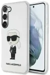 Karl Lagerfeld KLHCS23SHNIKTCT S23 S911 transparent hardcase Ikonik Karl Lagerfeld