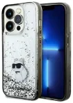 Karl Lagerfeld KLHCP14XLKCNSK iPhone 14 Pro Max 6.7" transparent hardcase Liquid Glitter Choupette