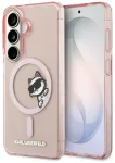 Karl Lagerfeld IML Peekaboo Choupette telefoni &uuml;mbris MagSafe toega Samsung Galaxy S26 (S942) roosa