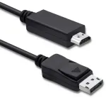 Qoltec DisplayPort v1.1 male | HDMI male | 4K | 1m