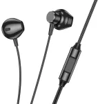 Juhtmega k&otilde;rvaklapid Jack 3,5 mm Hoco M125 mustad